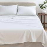 100% Organic Cotton Jersey Knit Sheets Bedding - Tophatter Daily Deals