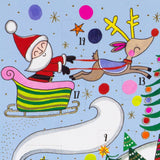 Peace on Earth Christmas Advent Calendar | Santa & Reindeer Christmas Calendar Advent Calendar - Tophatter Daily Deals