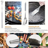 BBQ Grill Accessories Set (17pcs) Camping & Hiking - Tophatter Daily Deals