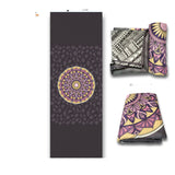 Amazon Yoga Mat And Towel Factory Grey Mandala 0 - Tophatter Daily Deals