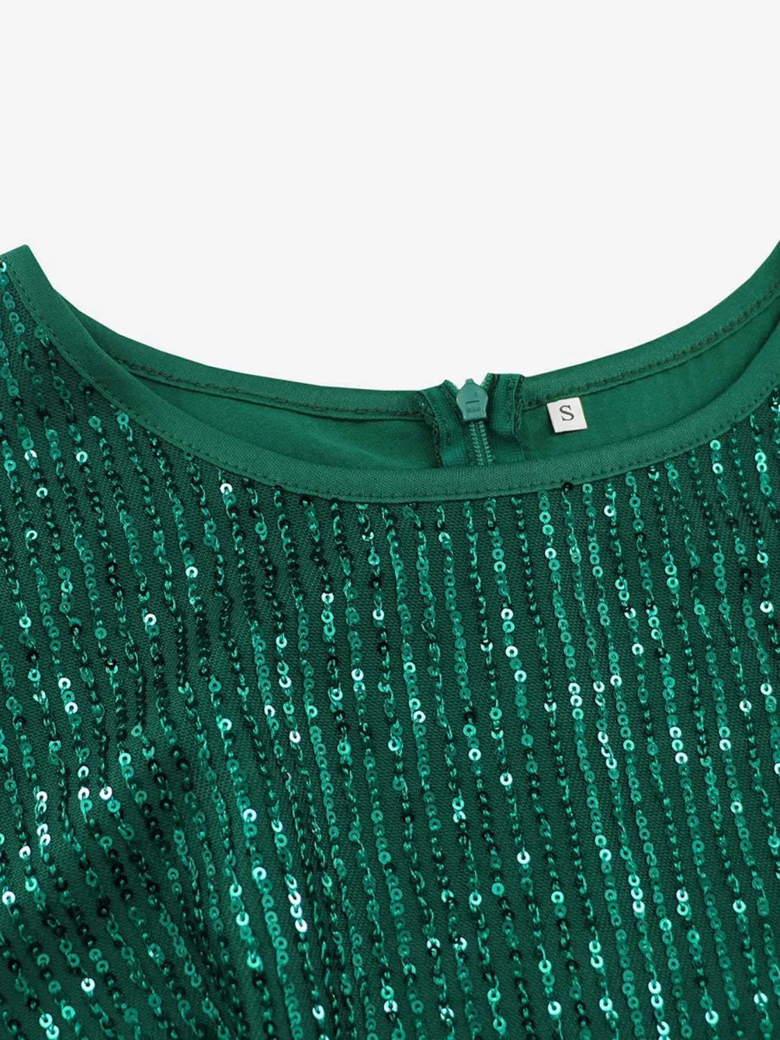 Tassel Sequin Short Sleeve Dress Cocktail Dresses - Tophatter Daily Deals