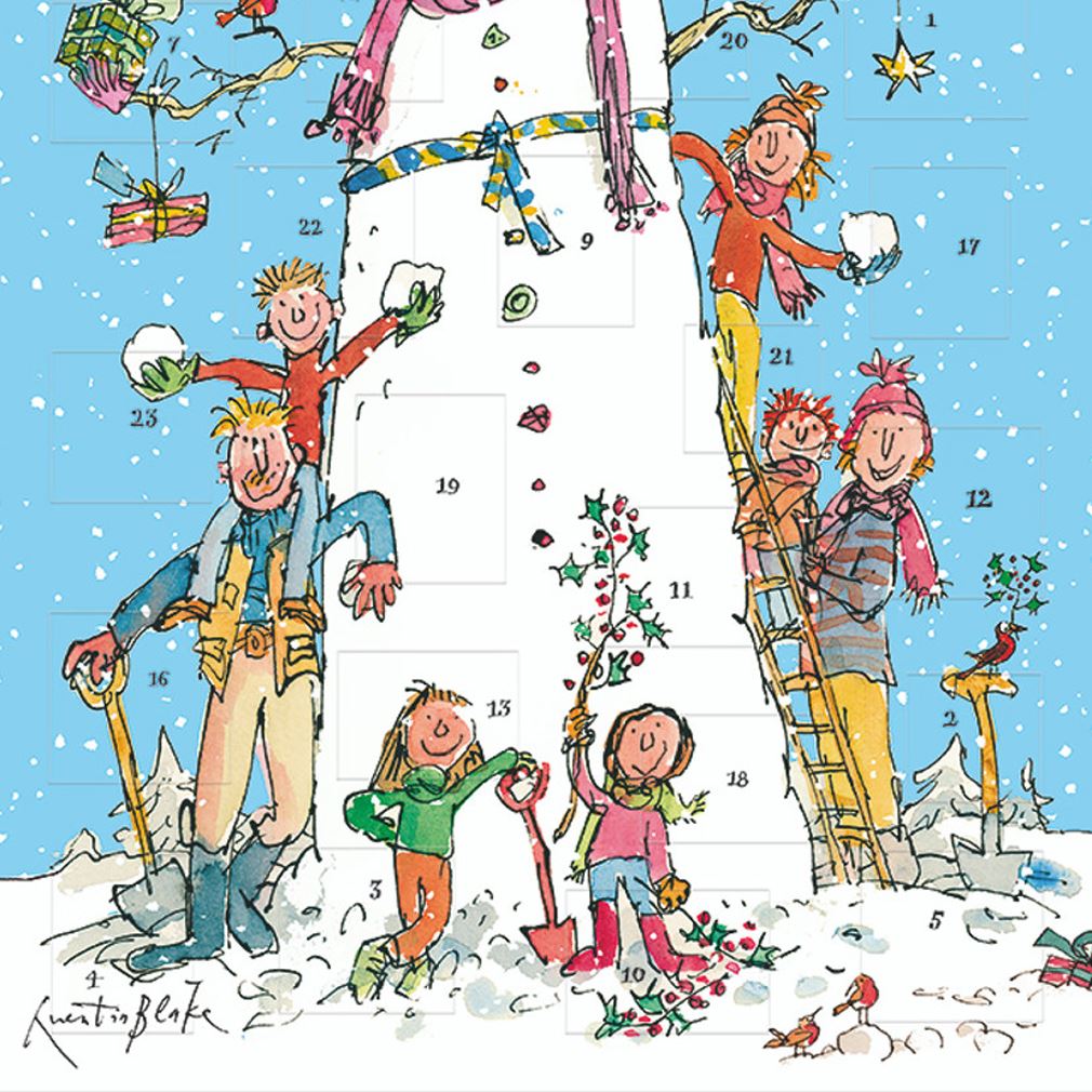 Quentin Blake Christmas Advent Calendar | Snowman Christmas Advent Calendar Advent Calendar - Tophatter Daily Deals
