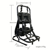 Alloy Backpack Foldable Outer Frame Bicycle Accessories - Tophatter Daily Deals