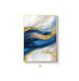 Abstract Canvas Painting Contemporary Art Poster Modern Home Living Room Decor 2color 0 - Tophatter Daily Deals