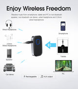 16h 2 In 1 Bluetooth Sound Receiver Car J22 0 - Tophatter Daily Deals