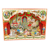 3D Ballet Christmas Advent Calendar - Glittered Pop-Up Theatre with 24 Doors - 43x32cm Advent Calendar - Tophatter Daily Deals