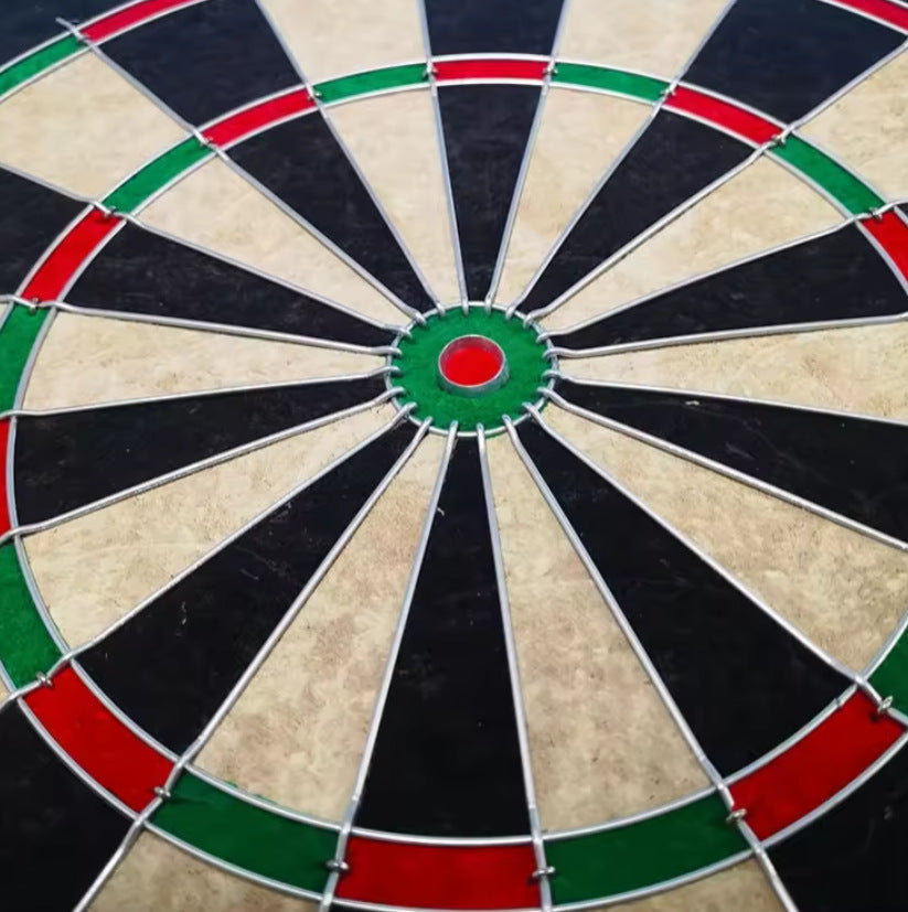 18-inch Sisal Dart Plate 45cm Hemp Round Mesh Dartboard Score Board Number 0 - Tophatter Daily Deals