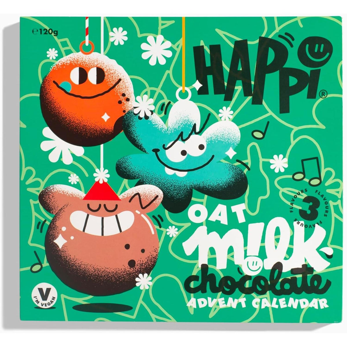 HAPPi Oat Milk Chocolate Advent Calendar | Vegan Christmas Advent Calendar Advent Calendar - Tophatter Daily Deals