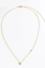 G To K Zircon 925 Sterling Silver Necklace Necklaces - Tophatter Daily Deals