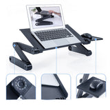 Aluminum Alloy Laptop Desk Folding Table 0 - Tophatter Daily Deals