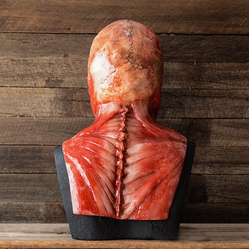 Bloody Latex Skull Mask Realistic Horror Halloween Prop 3D Changing Face Moving Picture Frame - Tophatter Daily Deals