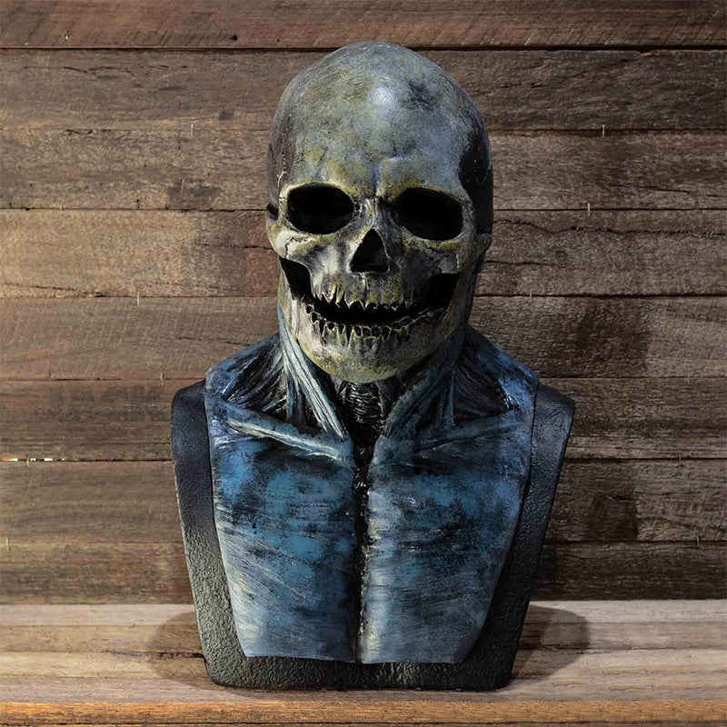 Bloody Latex Skull Mask Realistic Horror Halloween Prop 3D Changing Face Moving Picture Frame - Tophatter Daily Deals