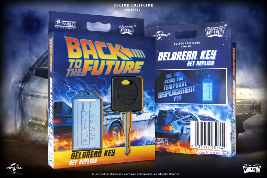 Back to the Future – DeLorean Replica Key Set Replica Key - Tophatter Daily Deals