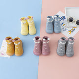 Baby Cartoon Floor Shoes Socks Indoor Soft Bottom Non-slip Toddler Shoes 0 - Tophatter Daily Deals
