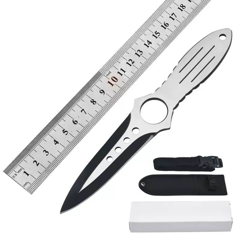 OUTDOOR GAITER SABER CAMPING OPEN BLADE STRAIGHT KNIFE-GS101 KNIVES - Tophatter Daily Deals