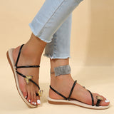 Butterfly Flat Shoes Summer Sandals Women Flip Flops Beach Shoes Black 4 - Tophatter Daily Deals