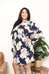 Sew In Love Full Size Flower Print Shirt Dress Casual Dresses - Tophatter Daily Deals