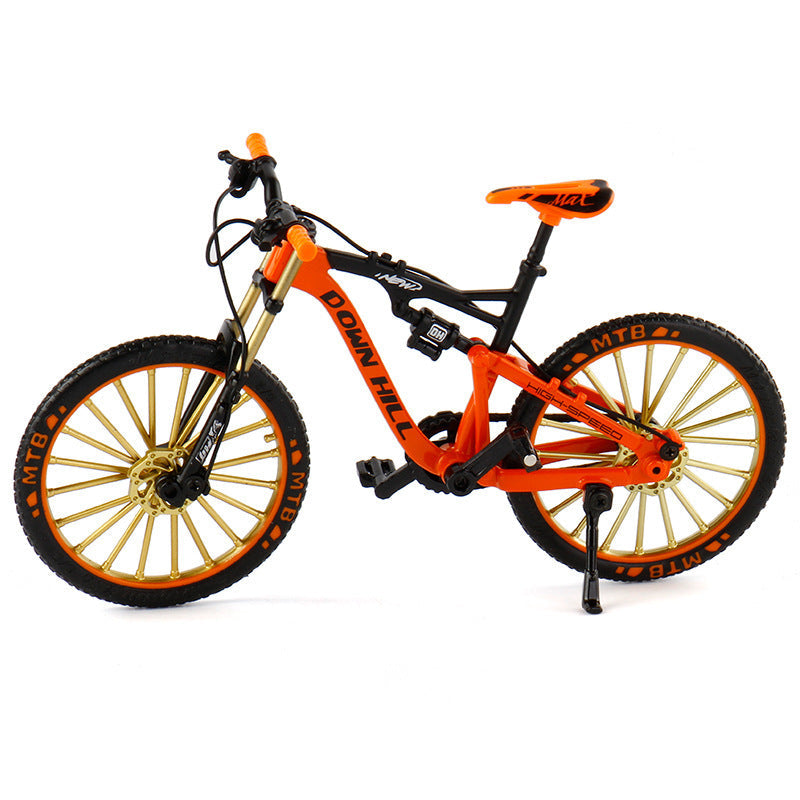 1 To 10 Alloy Speed Reducing Mountain Bike Model Toy Orange 0 - Tophatter Daily Deals