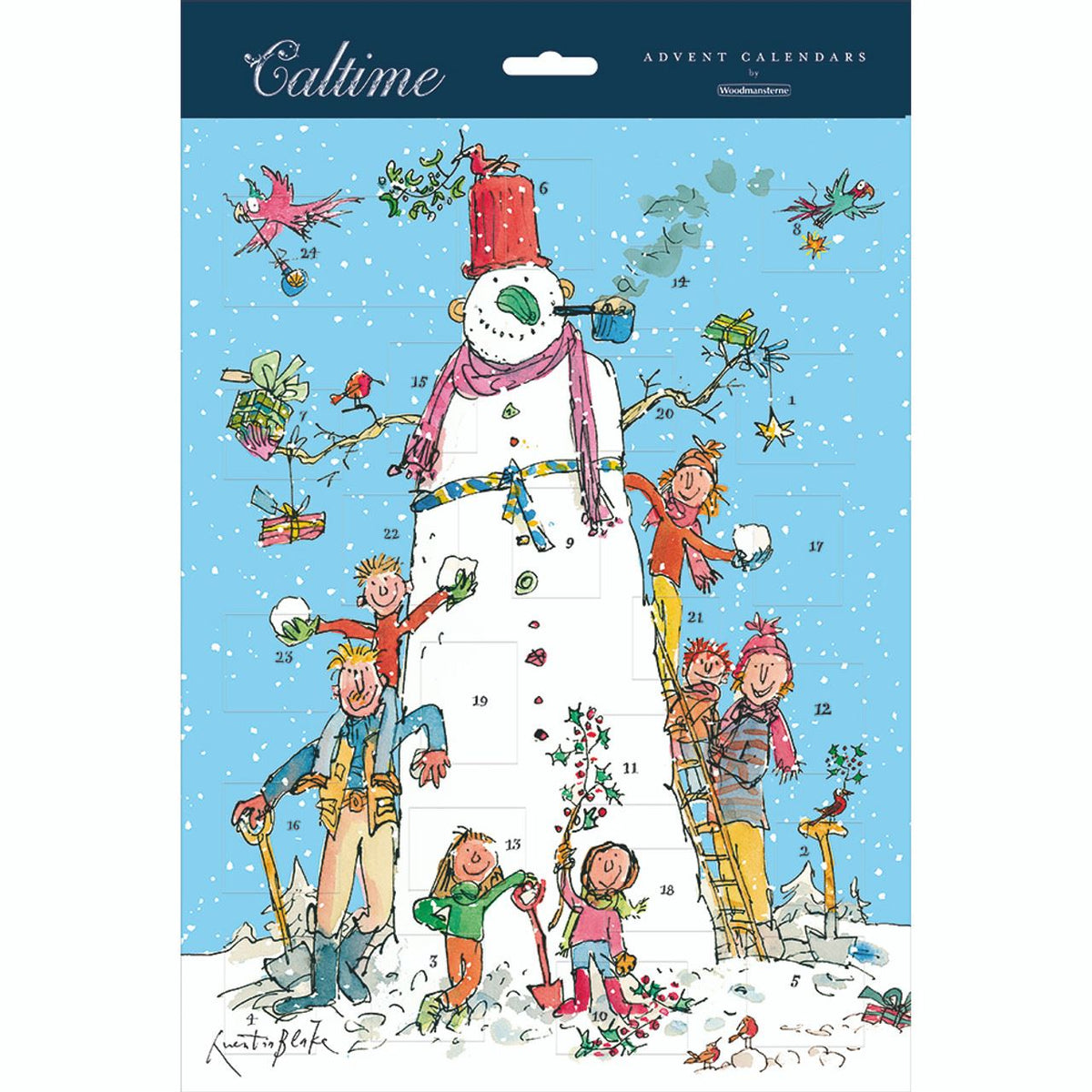 Quentin Blake Christmas Advent Calendar | Snowman Christmas Advent Calendar Advent Calendar - Tophatter Daily Deals
