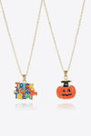 Two-Piece Halloween Theme Necklace Set Style I One Size Necklaces - Tophatter Daily Deals