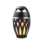Bluetooth Flame Light Speaker Sound Led Holiday Torch Light Wireless 0 - Tophatter Daily Deals