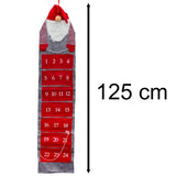 Santa Gnome Christmas Advent Calendar | Fabric 24-Pocket Hanging Gonk Calendar Advent Calendar - Tophatter Daily Deals