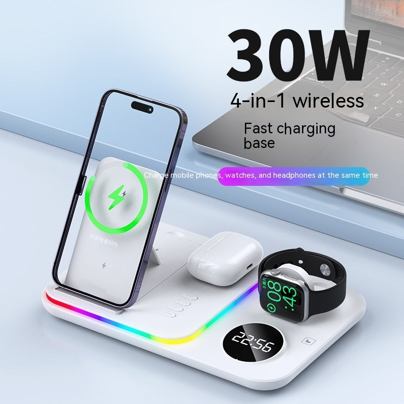 30W Multifunctional Three In One Wireless Magnetic Suction 0 - Tophatter Daily Deals