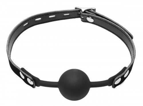 Premium Hush Locking Silicone Ball Gag – Comfort Silicone Ball Gag > Bondage Gear > Gags and Bits - Tophatter Daily Deals
