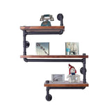 American Country Multi-functional Industrial Style Solid Wood Iron Storage Rack Towel Rack Hanger Table And Chair Coffee Table Furniture 0 - Tophatter Daily Deals