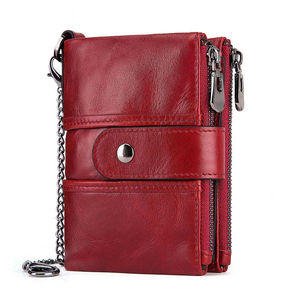 Anti-theft brush wallet Red 0 - Tophatter Daily Deals
