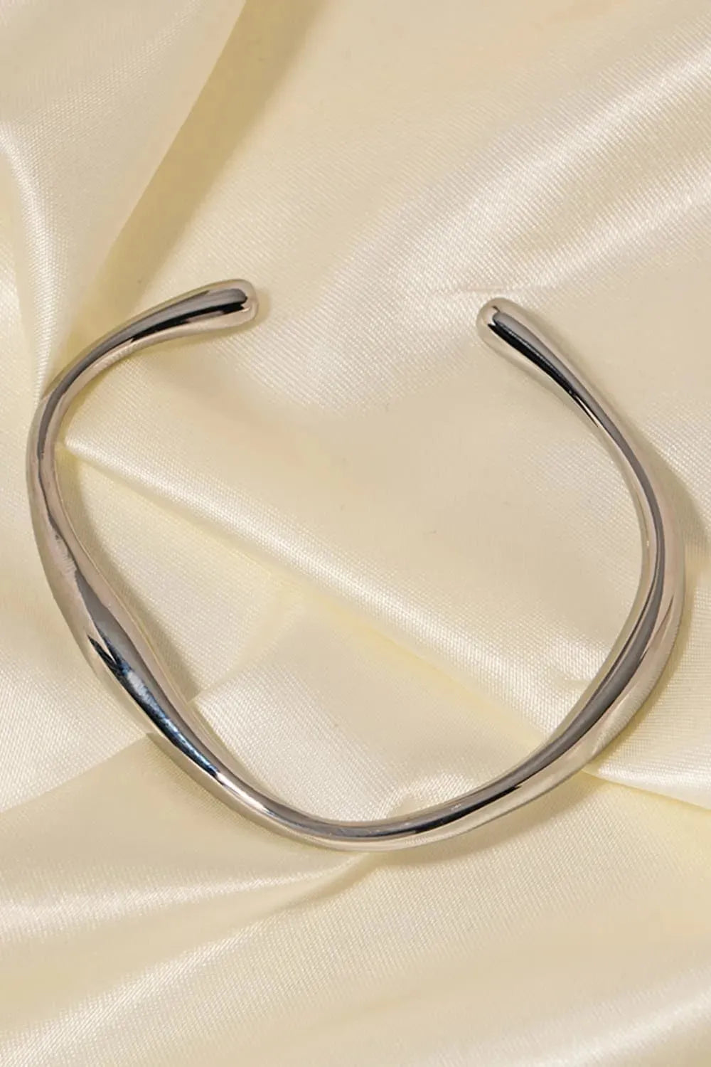 Stainless Steel Open Bracelet Bracelets - Tophatter Daily Deals