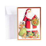 Santa Claus Advent Calendar Card with Envelope | Christmas Advent Calendar Advent Calendar - Tophatter Daily Deals