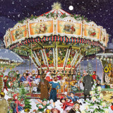 Christmas Market Advent Calendar | Traditional Advent Calendar - 42x29.5cm Advent Calendar - Tophatter Daily Deals