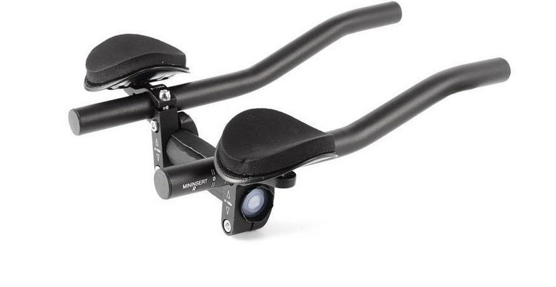 Bicycle Rest TT Handlebar Clip-On Aerobars Handlebar Extension Triathlon Aerobars Tri Bars Road Bike Cycling Rest Handlebar Black 0 - Tophatter Daily Deals