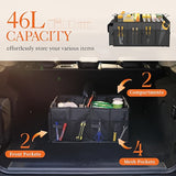 Car Trunk Organizer Large Foldable Storage Box Backpacks - Tophatter Daily Deals
