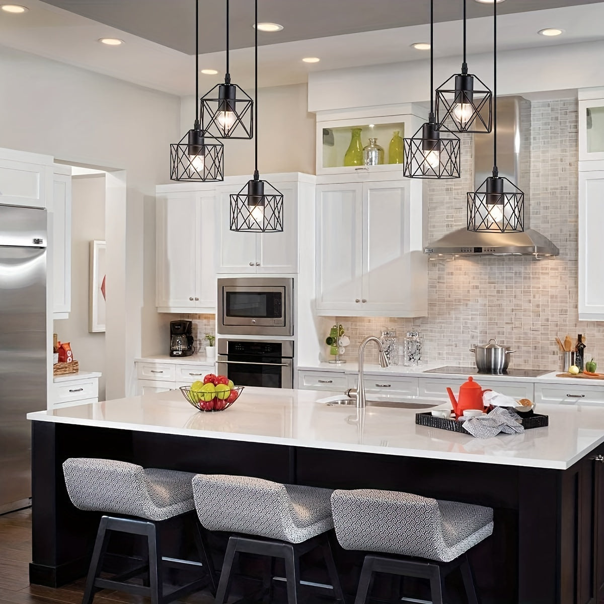 3-Light Industrial Ceiling Light Ceiling Lights - Tophatter Daily Deals
