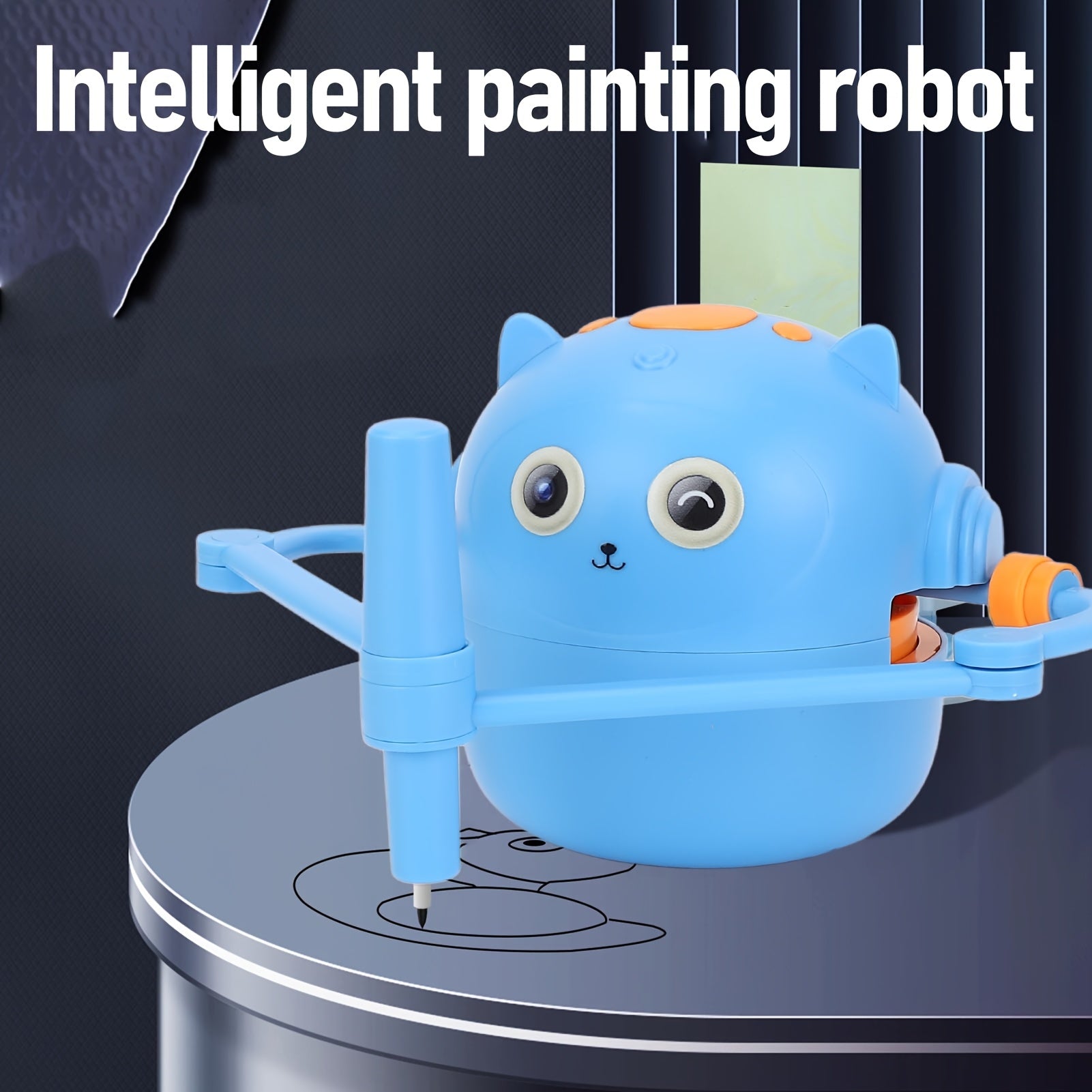 Interactive Drawing Robot for Kids with 100 Cards Art & Crafting Materials - Tophatter Daily Deals