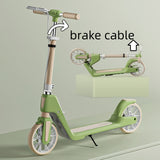 Adult Scooter PU Wheels Suspension Brake Riding Scooters - Tophatter Daily Deals