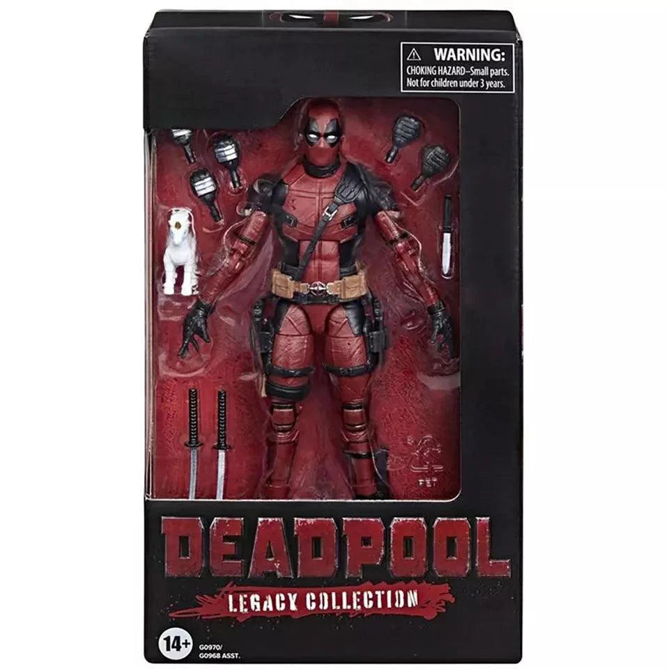 Dead Pool Toys - 6" Marvel Legends Series Deadpool Legacy Collection Action Figure Exclusive New Festive & Franchise - Tophatter Daily Deals