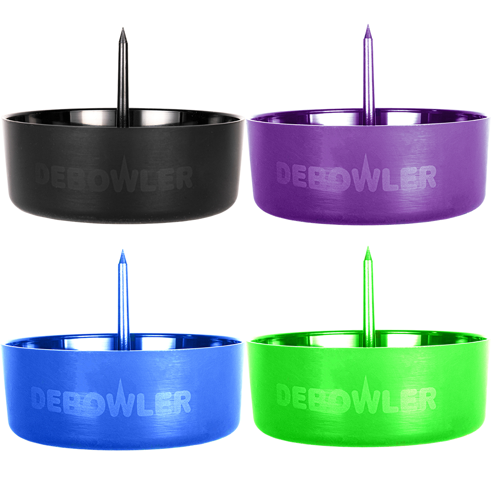 Debowler Ashtray w/ Cleaning Spike Ashtrays - Tophatter Daily Deals