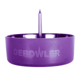Debowler Ashtray w/ Cleaning Spike Debowler Purple Ashtrays - Tophatter Daily Deals