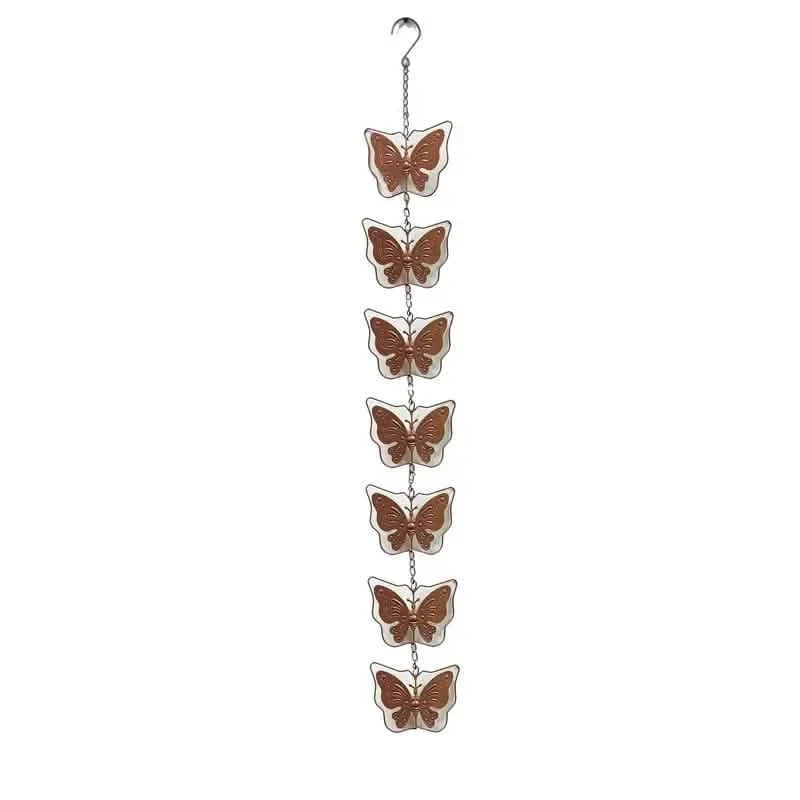 Decorative Rain Chain for Gutters Butterfly Rain Chain Garden & Patio - Tophatter Daily Deals