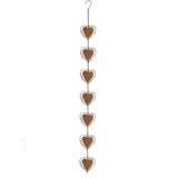 Decorative Rain Chain for Gutters Heart Shaped Rain Chain Garden & Patio - Tophatter Daily Deals