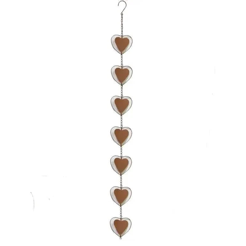 Decorative Rain Chain for Gutters Heart Shaped Rain Chain Garden & Patio - Tophatter Daily Deals