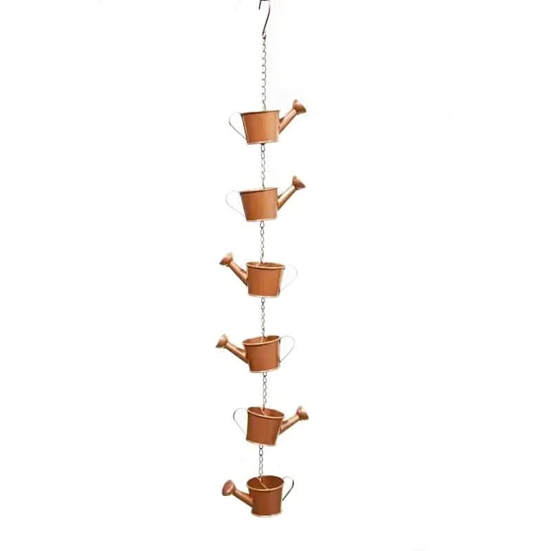 Decorative Rain Chain for Gutters Kettle Rain Chain Garden & Patio - Tophatter Daily Deals