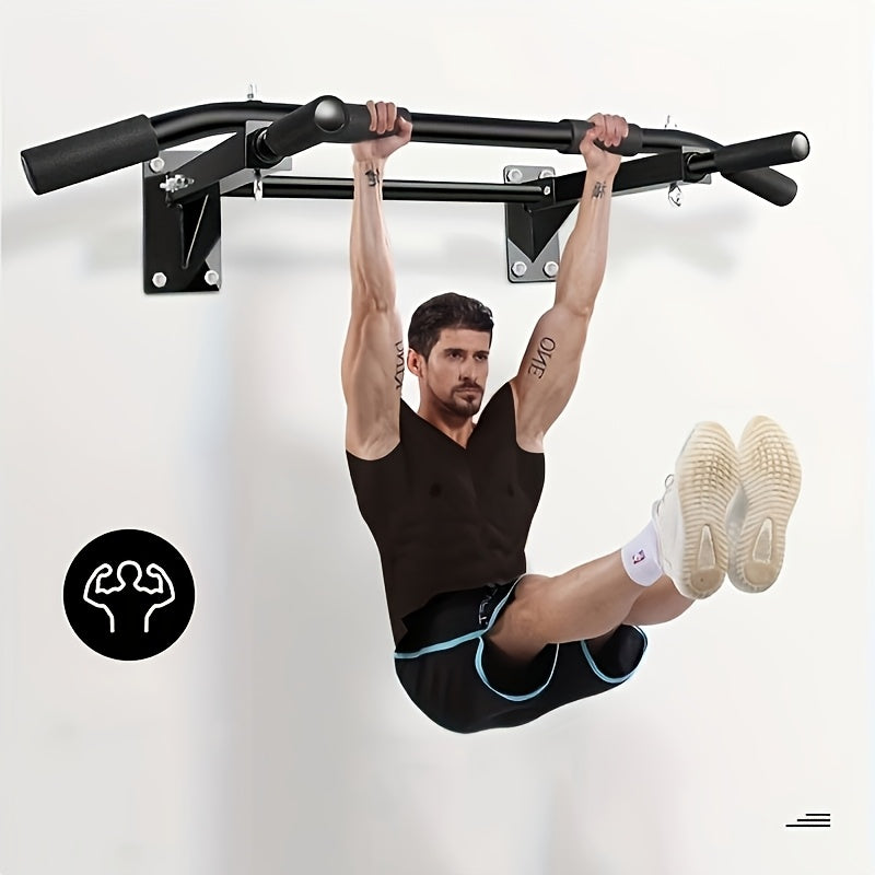 Wall Mounted Pull-Up Bar for Home Fitness Push-Up & Pull-Up Bars - Tophatter Daily Deals