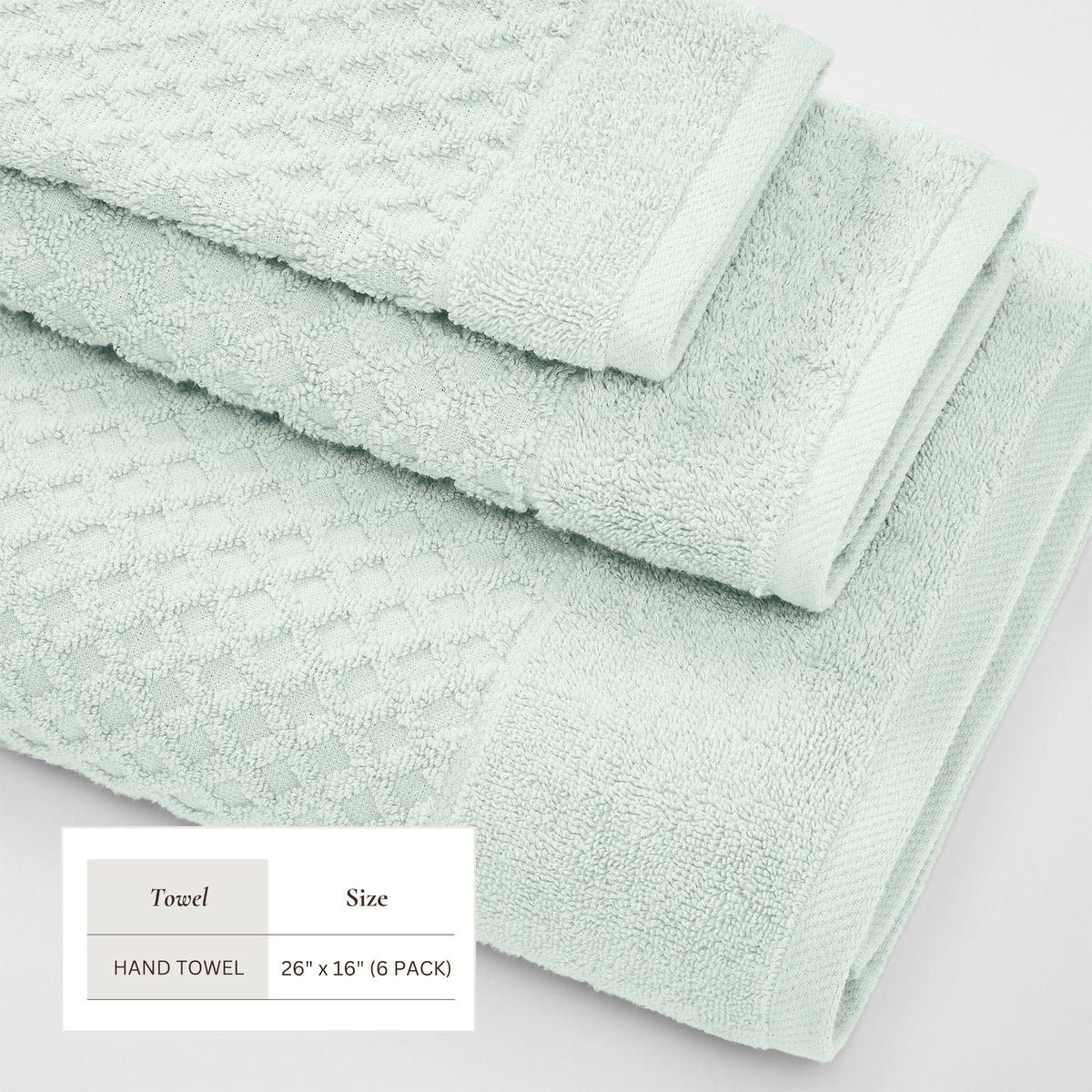 Cotton Diamond Waffle Weave Bath Towel Set - Grayson Collection Bath - Tophatter Daily Deals