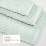 Cotton Diamond Waffle Weave Bath Towel Set - Grayson Collection Bath - Tophatter Daily Deals