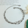 Titanium Steel Three-Layered Bracelet Bracelets - Tophatter Daily Deals