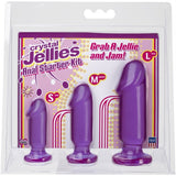 Anal Starter Kit Purple with Three Sizes for Beginners > Anal Range > Butt Plug Kits - Tophatter Daily Deals